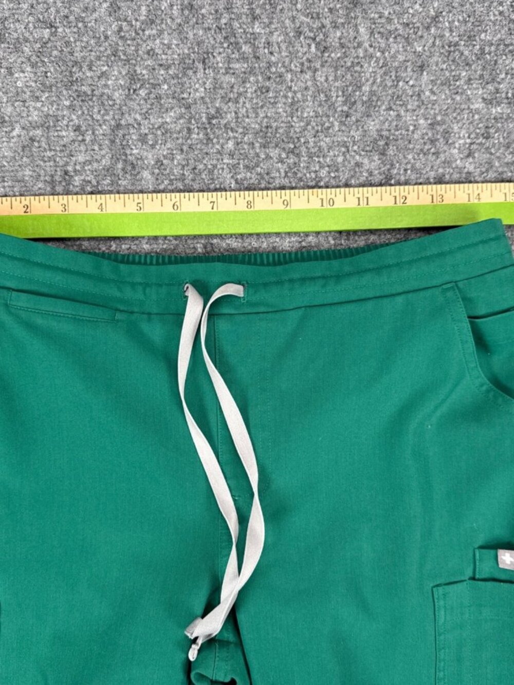 FIGS Womens Scrub Pants Small Tall PO#1551 Green Technical Slim Fit TW2000T - Picture 4 of 6